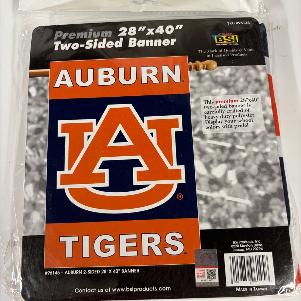 Auburn Tigers Two-Sided Banner